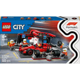 LEGO City - F1 Pit Stop & Pit Crew with Ferrari Car [60443]
