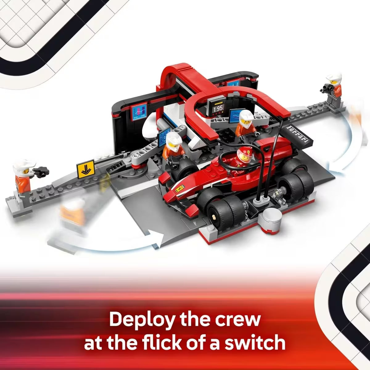 LEGO City - F1 Pit Stop & Pit Crew with Ferrari Car [60443]