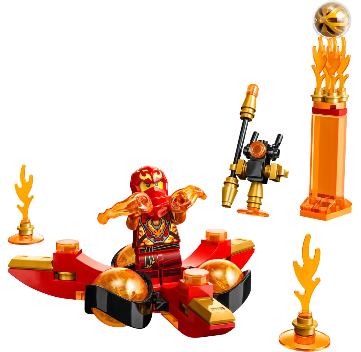 LEGO 71777  Ninjago Kais Dragon Power Spinjitzu Flip - Hobbytech Toys