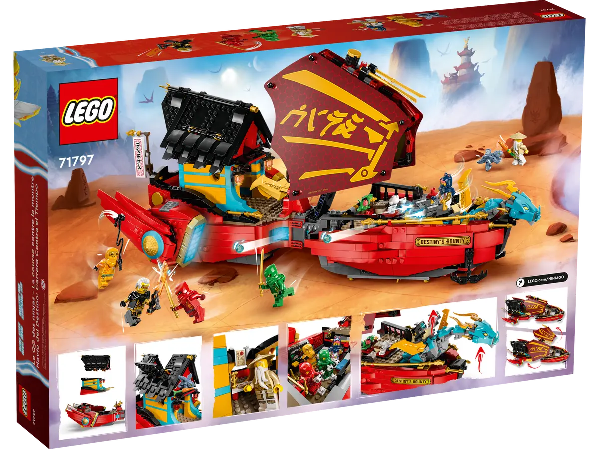 LEGO 71797 Ninjago Destinyâ€™s Bounty - race against time - Hobbytech Toys