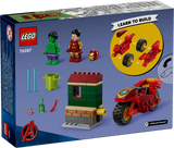 LEGO 76287 Marvel: Iron Man with Bike and The Hulk**