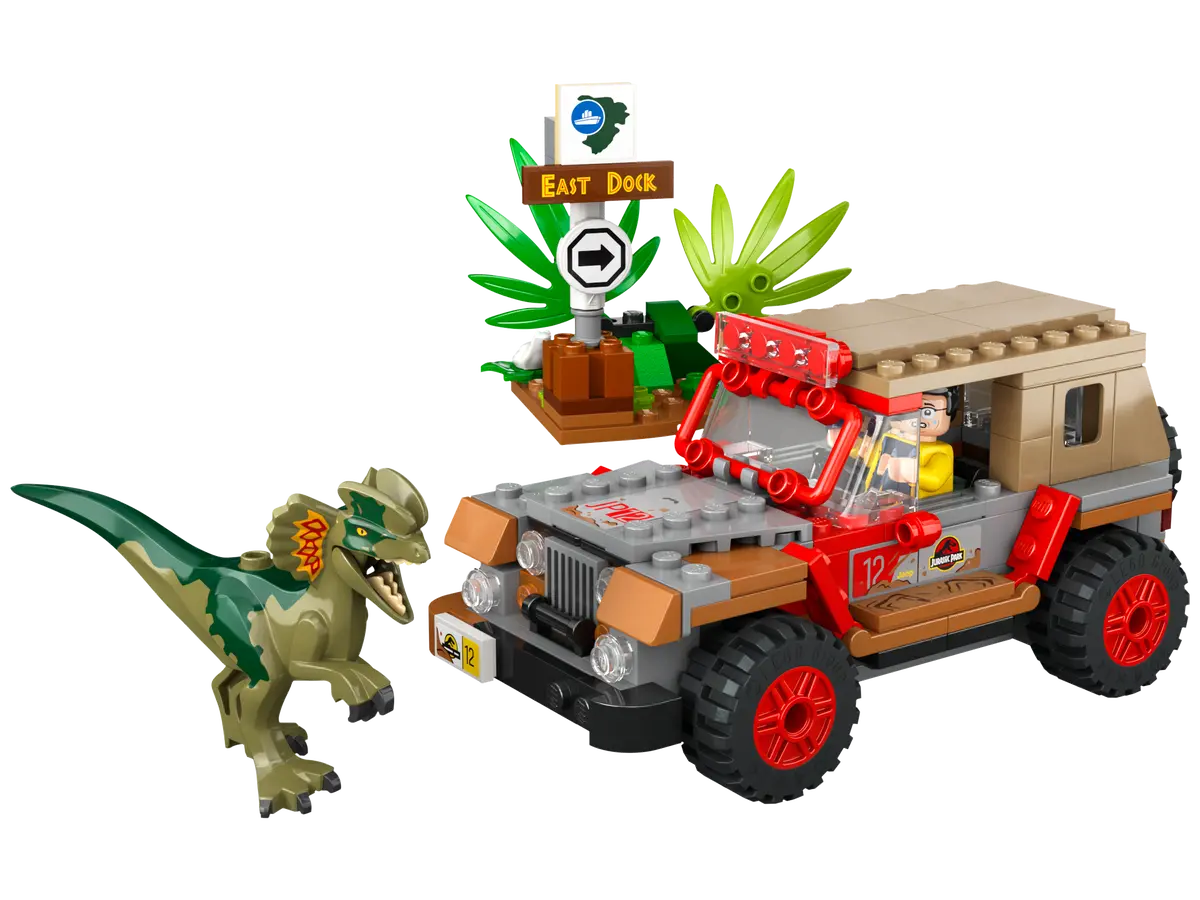 LEGO 76958 Jurassic World Dilophosaurus Ambush - Hobbytech Toys