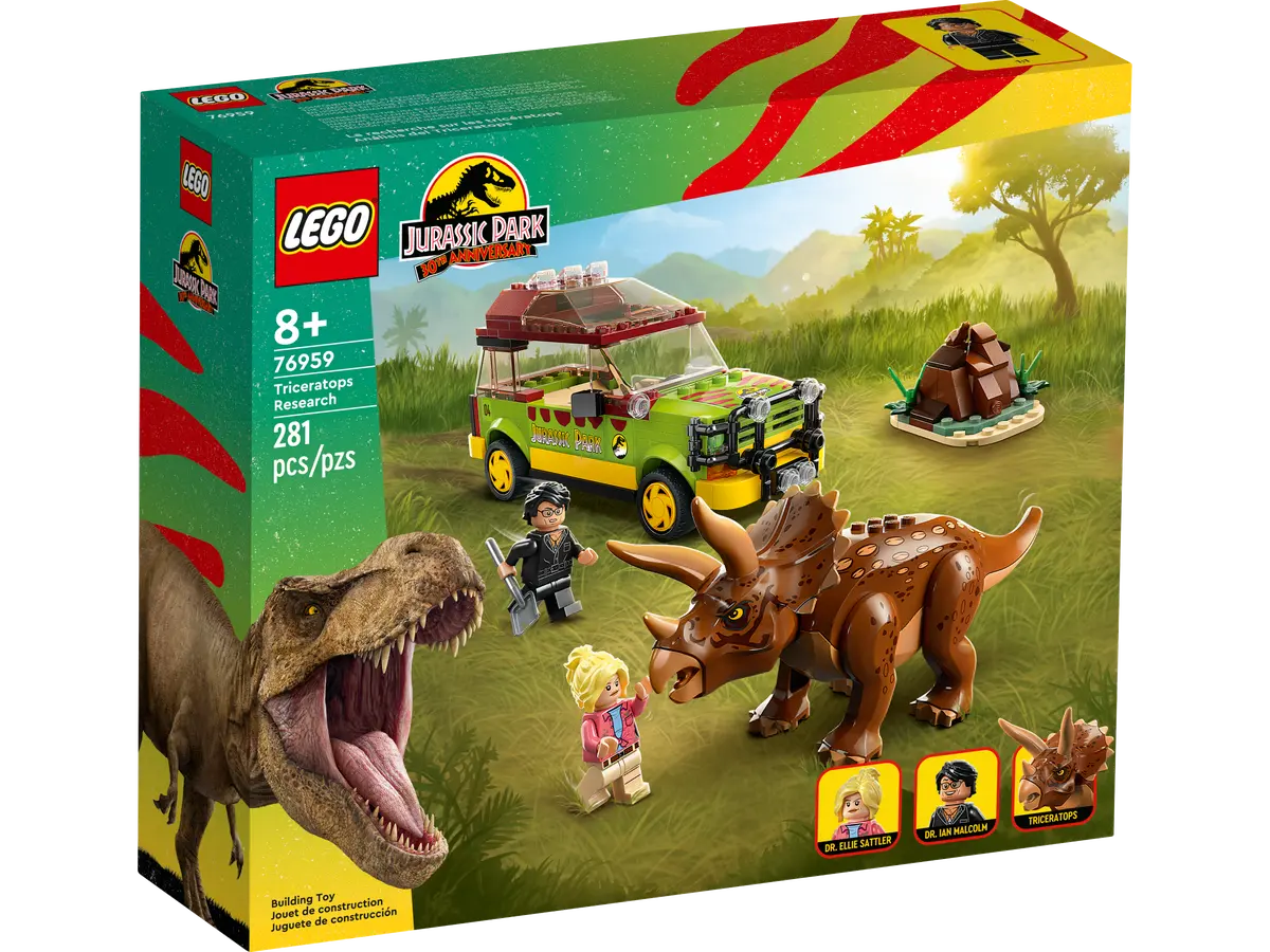 LEGO 76959 Jurassic World Triceratops Research - Hobbytech Toys
