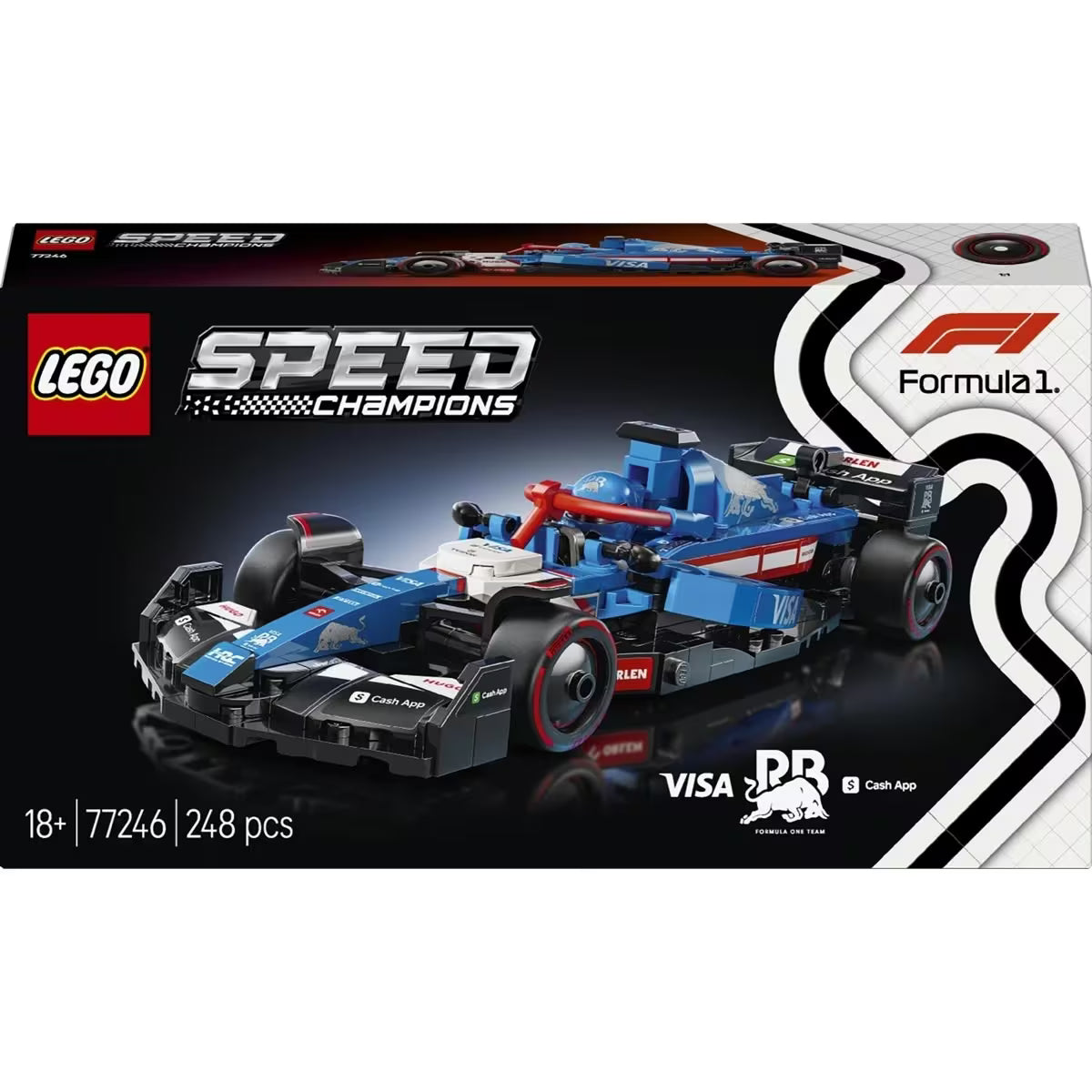 LEGO Speed Champions - Visa Cash App RB VCARB 01 F1 Race Car [77246]