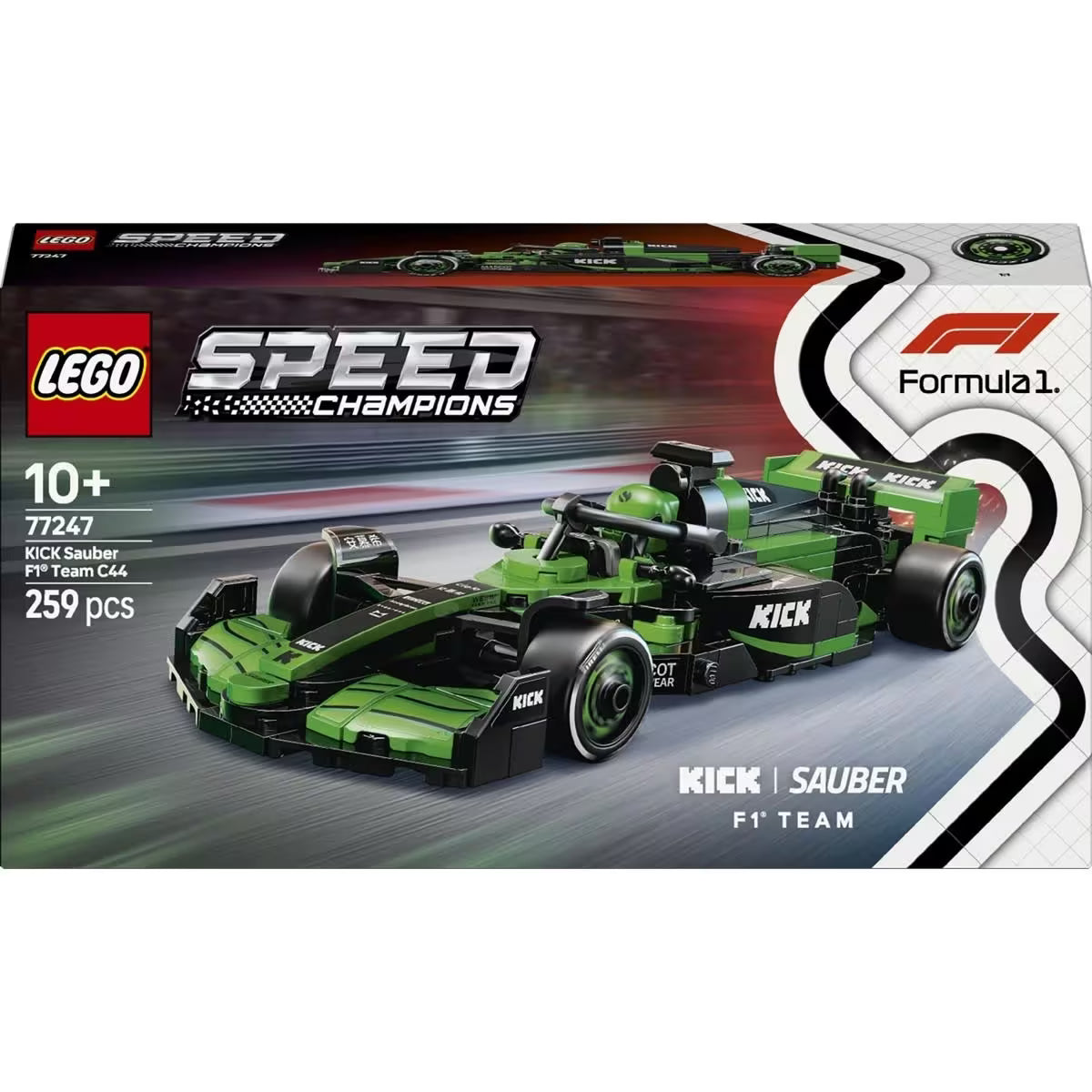 LEGO Speed Champions - KICK Sauber F1 Team C44 Race Car [77247]