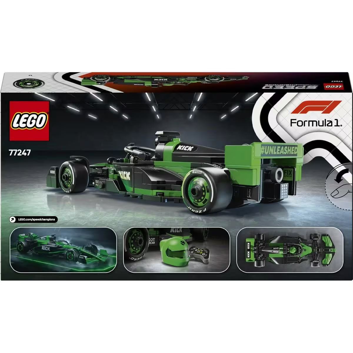 LEGO Speed Champions - KICK Sauber F1 Team C44 Race Car [77247]
