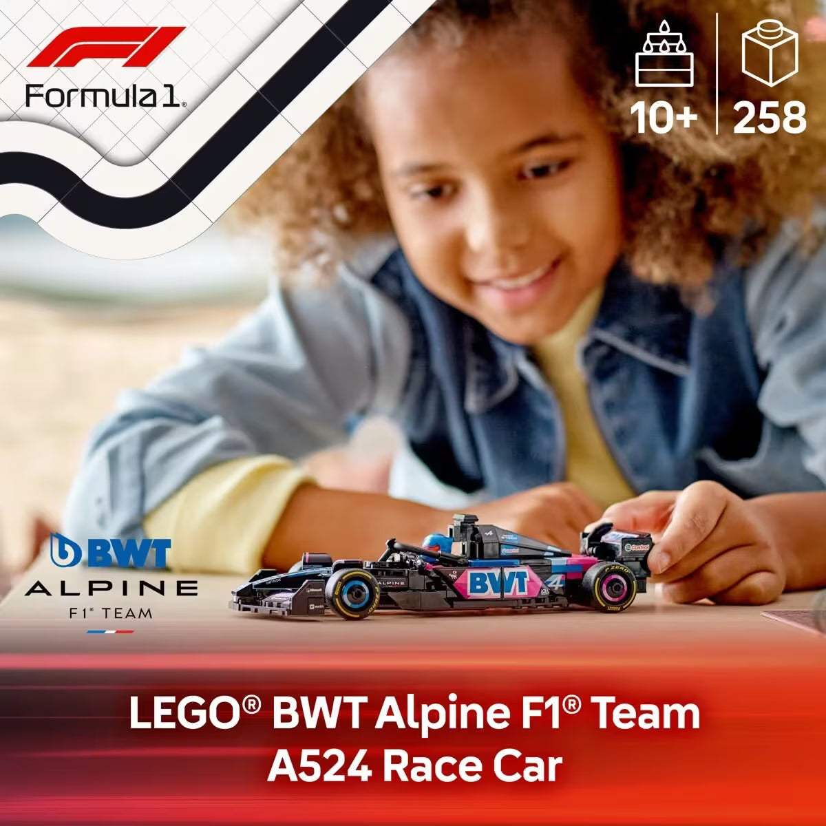 LEGO Speed Champions - BWT Alpine F1 Team A524 Race Car [77248]