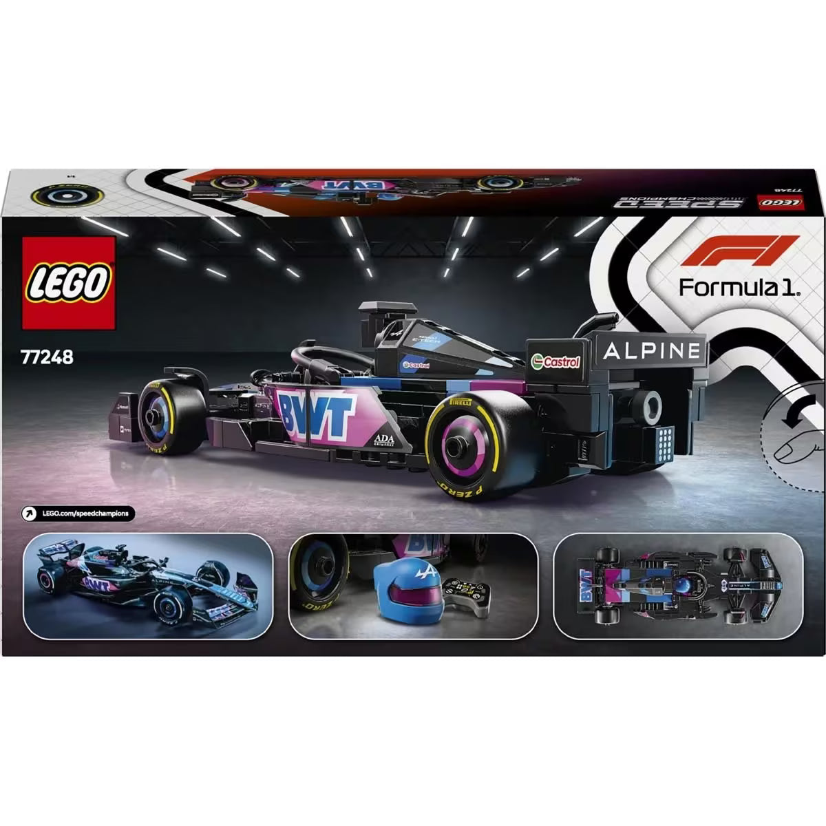 LEGO Speed Champions - BWT Alpine F1 Team A524 Race Car [77248]