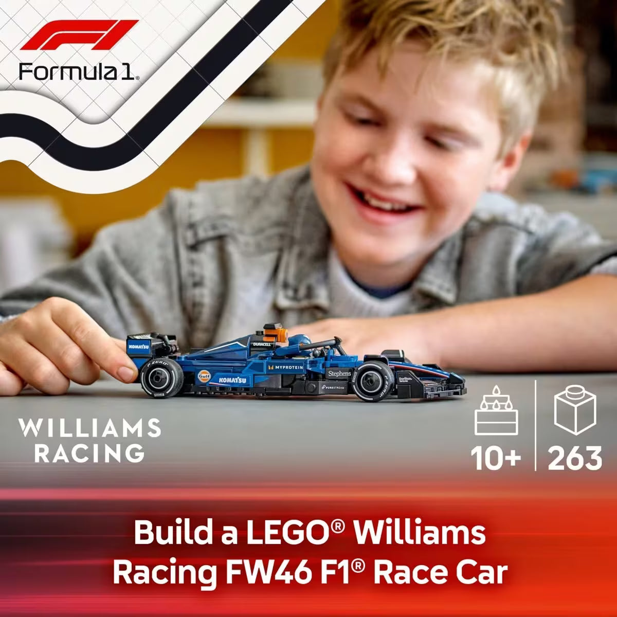 LEGO Speed Champions - Williams Racing FW46 F1 Race Car [77249]