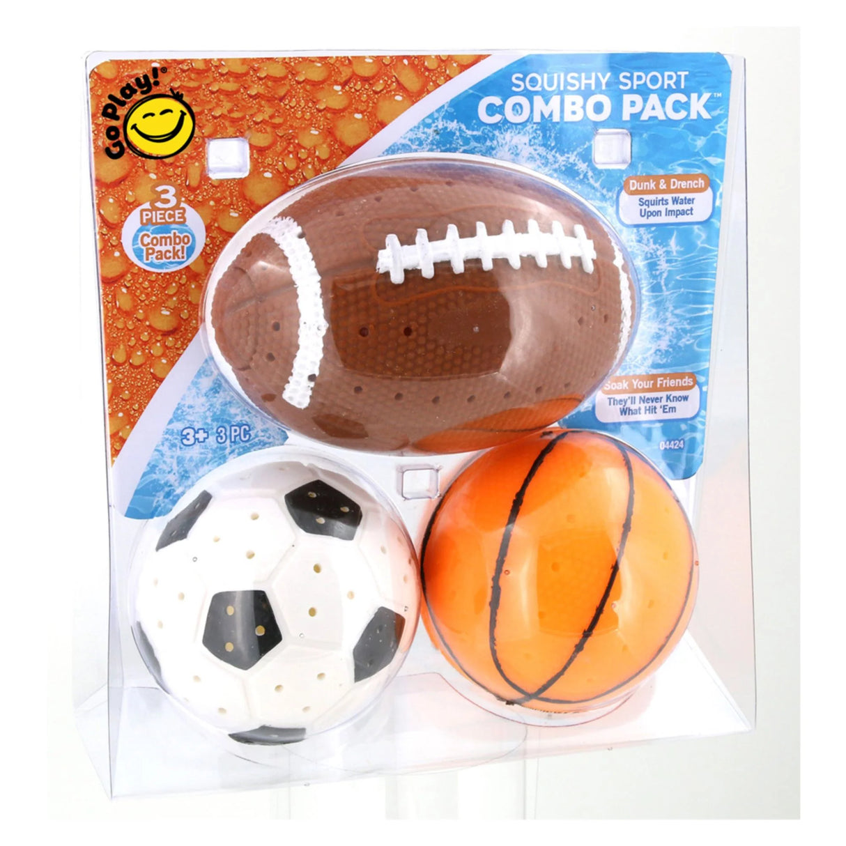 GO PLAY! Squishy Sport Combo Pack - Hobbytech Toys