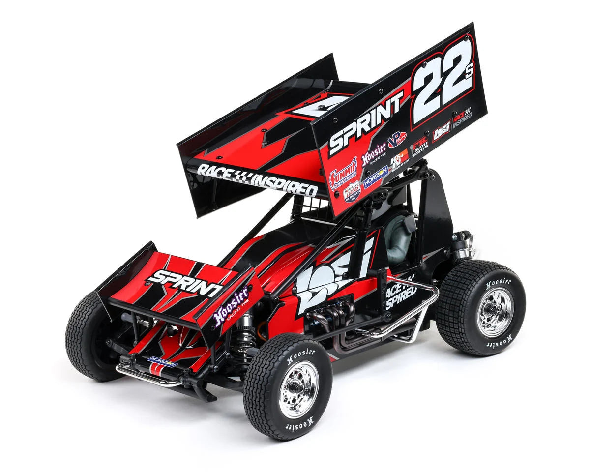 Losi 22S Sprint Car 1/10 2WD RTR Combo with Battery and Charger - Red