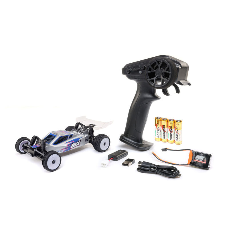 Losi Micro-B 1/24 2WD RC Buggy RTR - Silver [LOS00007T2]