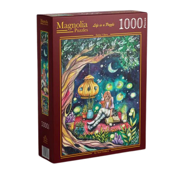 Magnolia Boho Vibes Kat Fedora 1000pc Jigsaw Puzzle