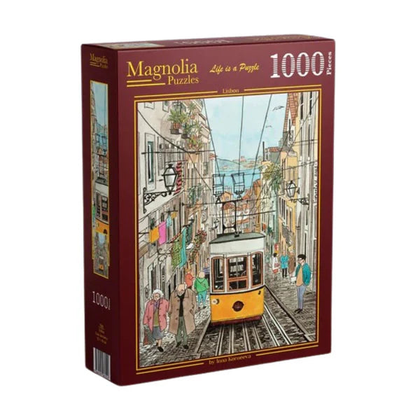 Magnolia Lisbon Inna Korneeva 1000pc Jigsaw Puzzle