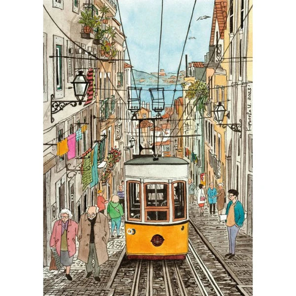 Magnolia Lisbon Inna Korneeva 1000pc Jigsaw Puzzle