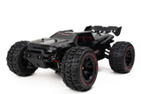 High-speed off-road brushless RC truggy with 4WD capabilities and aggressive tires for outdoor adventure.