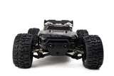 Powerful MJX 1/14 Hyper Go 4WD off-road RC truggy with brushless motor and large knobby tires for high-speed adventure.