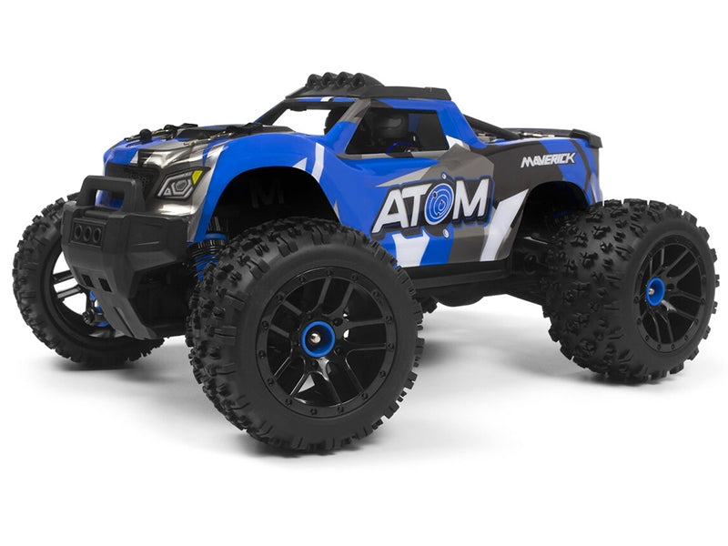 Maverick 150500 Atom 1/18 4WD Electric Truck - Blue - Hobbytech Toys