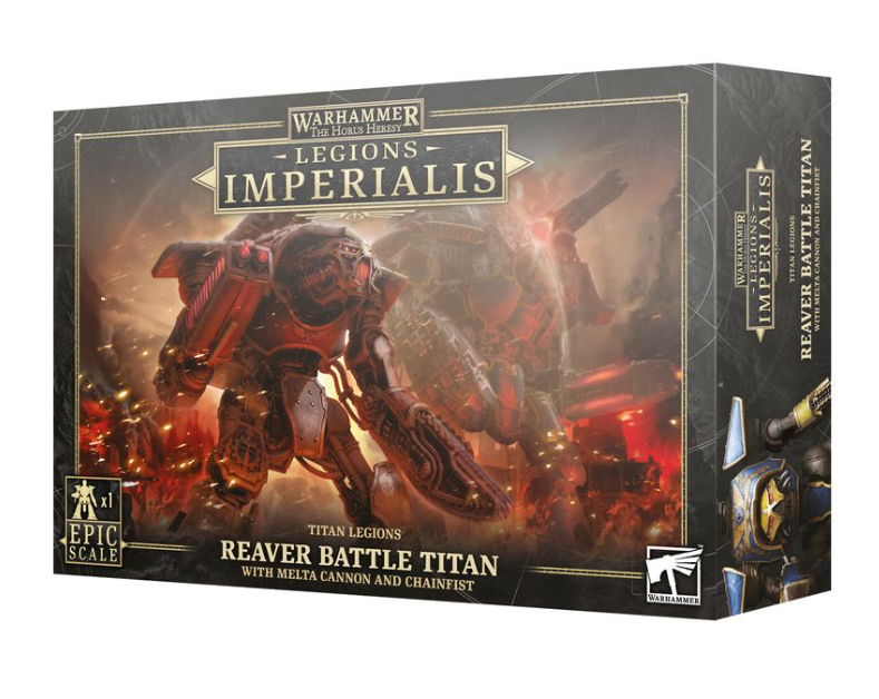 03-23 Legions Imperialis: Reaver Titan with Melta Cannon & Chainfist - Hobbytech Toys