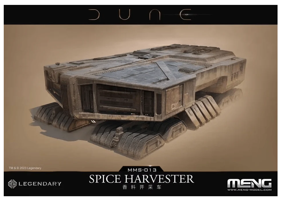 Meng Dune Spice Harvester Plastic Model Kit - Hobbytech Toys