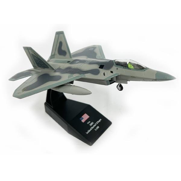 NS Model 1/100 F-22 Raptor Diecast Model Plane - Hobbytech Toys