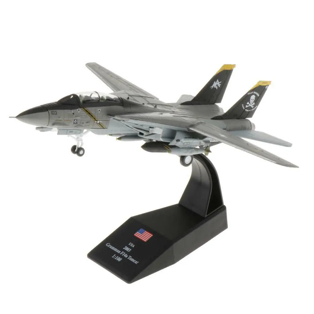 NS Model 1/100 F-14A Tomcat (Felix) Diecast Model Plane - Hobbytech Toys