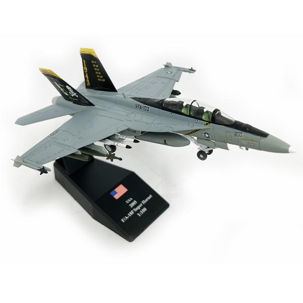 NS Model 1/100 F-18B Strike Fighter Diecast Model Plane - Hobbytech Toys