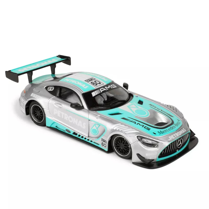 NSR 0360AW 1/32 Mercedes-AMG GT3 No.60 Petronas Silver Slot Car - Hobbytech Toys