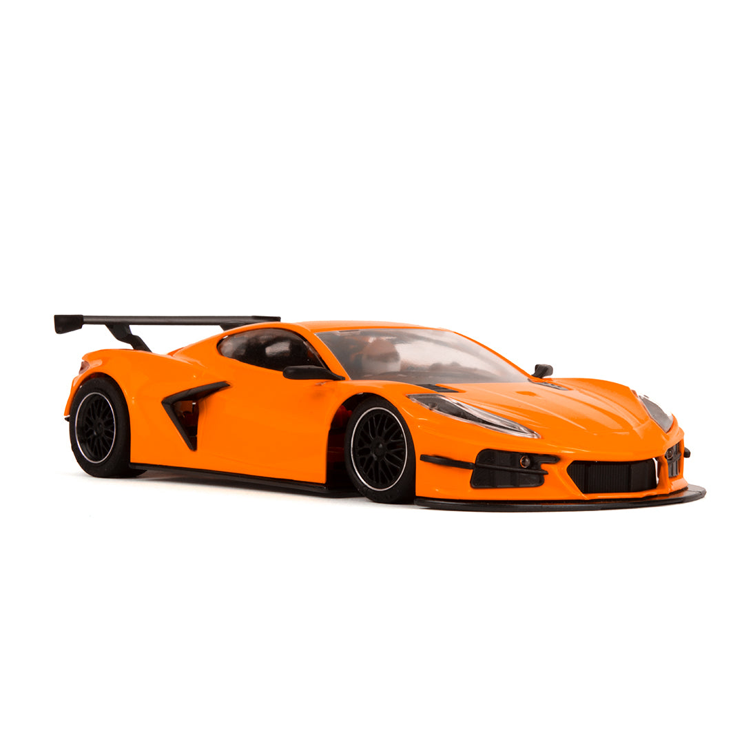 NSR 0397SW 1/32 Chevrolet Corvette C8R Test Car Orange Slot Car