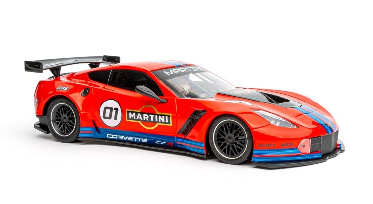 NSR 1/32 Chevrolet Corvette C7R No.01 Martini livery Slot Car [0436SW]