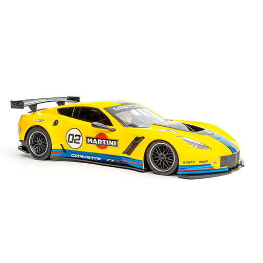 NSR 1/32 Chevrolet Corvette C7R - Martini Livery Yellow #02 Slot Car [0437SW]