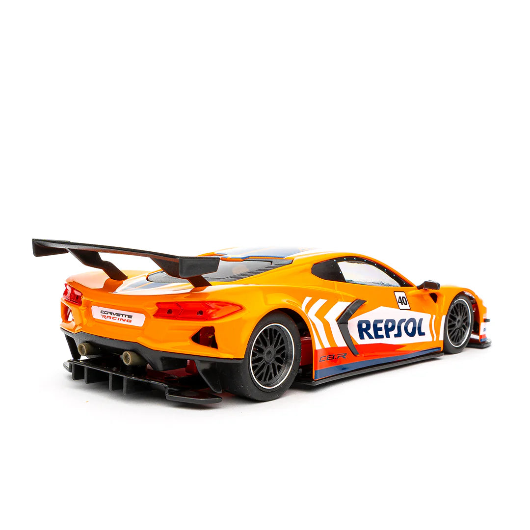 NSR 1/32 Corvette C8.R #40 Repsol Livery Orange Slot Car [0440SW]