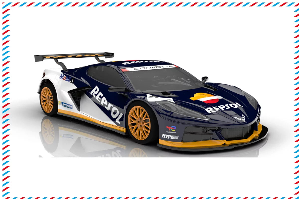 NSR 1/32 Chevrolet Corvette C8R Repsol livery Slot Car [0441AW]