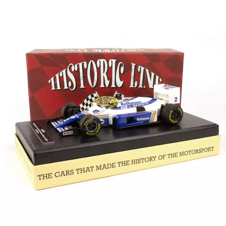 NSR HL05 Historic Line Formula 86/89 Rothmans No.2 Ayrton Senna Slot Car - Hobbytech Toys