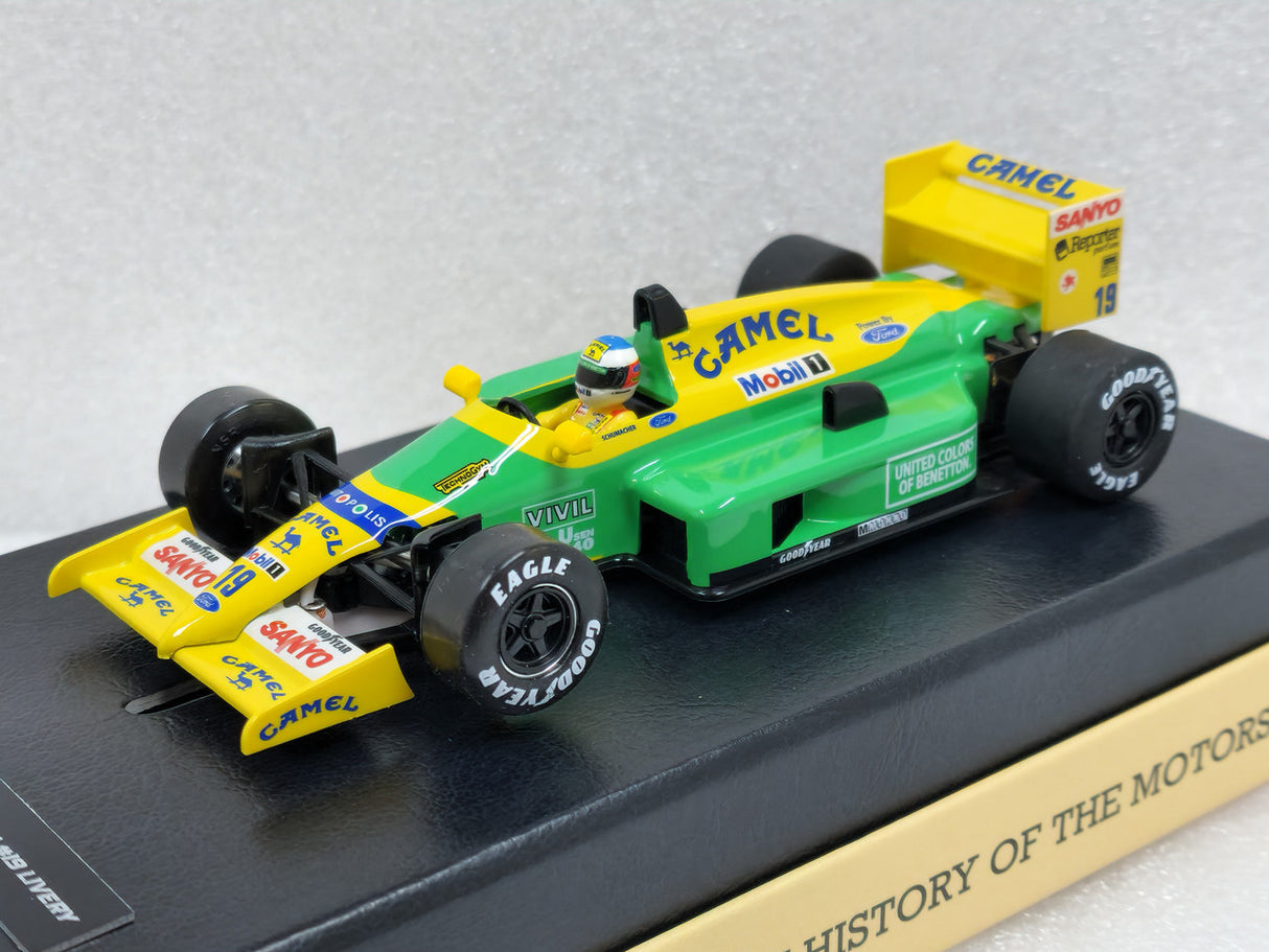 NSR HL06 1/32 Historic Line Formula 86/89 Benetton Camel No.19 Schumacher Slot Car