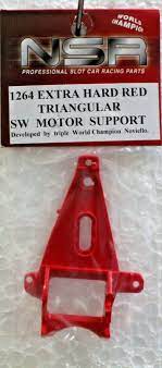 NSR 1264 Sidewinder Motor Mount Extra Hard (Red) - Hobbytech Toys