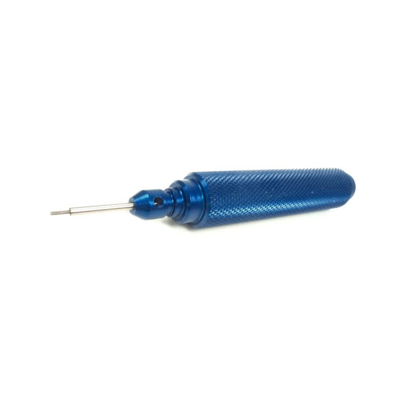 NSR 4411 Aluminium Wrench Blue 0.95mm for M2 screws - Replaceable Steel tip - Hobbytech Toys