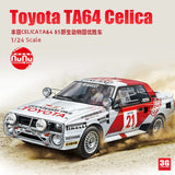NuNu 1/24 Toyota Celica TA64 1985 Safari Rally Winner Plastic Model Kit - Hobbytech Toys