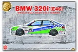 NuNu 1/24 BMW 320i E46 2001 Macau Gear Race Winner Plastic Model Kit - Hobbytech Toys