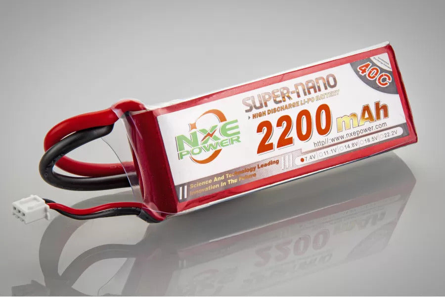 NXE 2200mah 3S 11.1v 40c Softcase Lipo Battery - XT60
