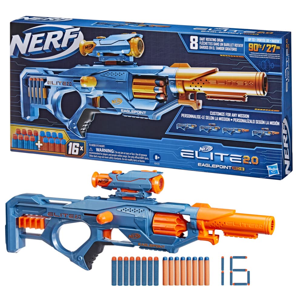 Nerf Elite 2.0 Eaglepoint RD-8 Blaster - Hobbytech Toys