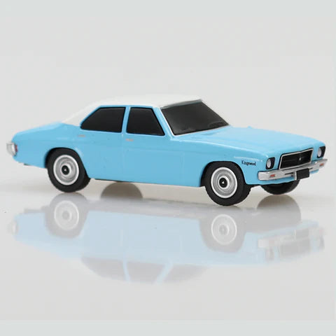 OZ Wheels 1/64 Holden HQ Kingswood - Blue Diecast Model Car - Hobbytech Toys