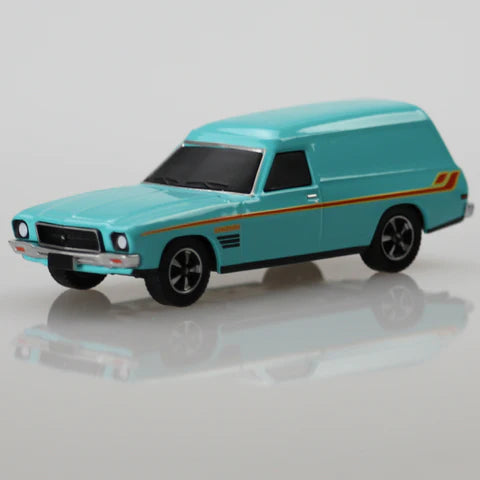 OZ Wheels 1/64 Holden HQ Sandman Panel Van - Turquoise Diecast Model Car - Hobbytech Toys