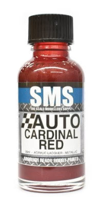SMS PA49 Auto Colour CARDINAL RED 30ml