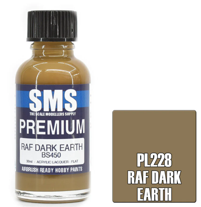 SMS PL228 Premium RAF DARK EARTH 30ml - Hobbytech Toys