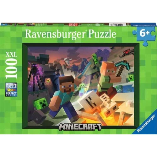 Ravensburger Monster Minecraft 100pc Puzzle - Hobbytech Toys