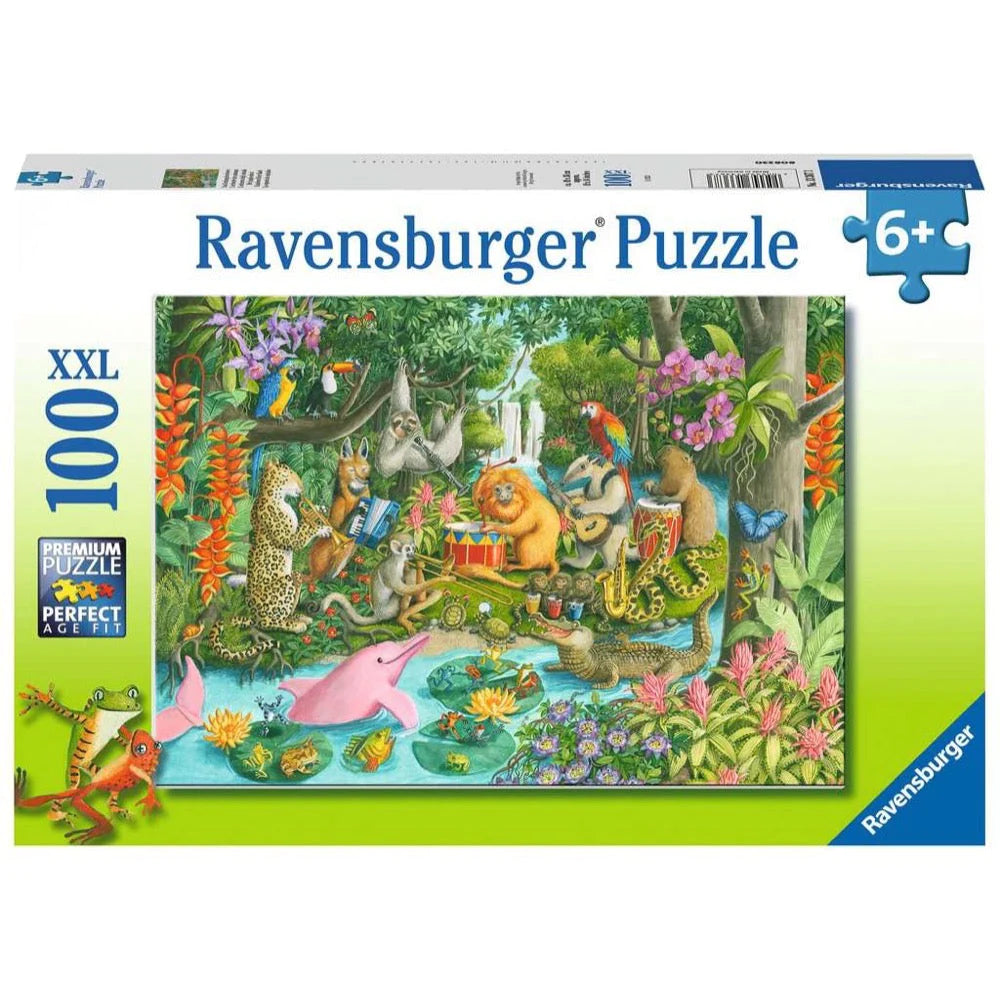 Ravensburger Rainforest River Band 100pc puzzle - Hobbytech Toys