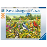 Ravensburger Birds in the Meadow 500pc Puzzle - Hobbytech Toys