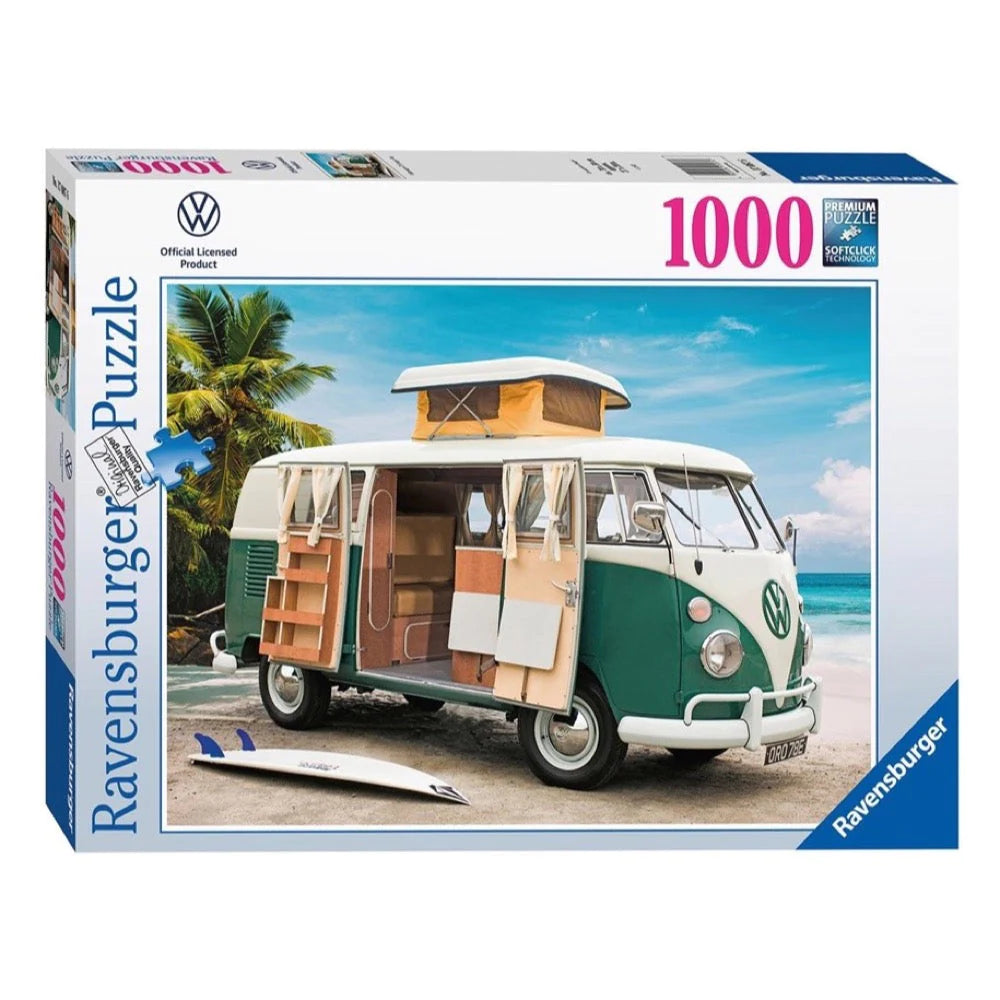 Ravensburger Volkswagen T1 Camper Van 1000pc Puzzle - Hobbytech Toys