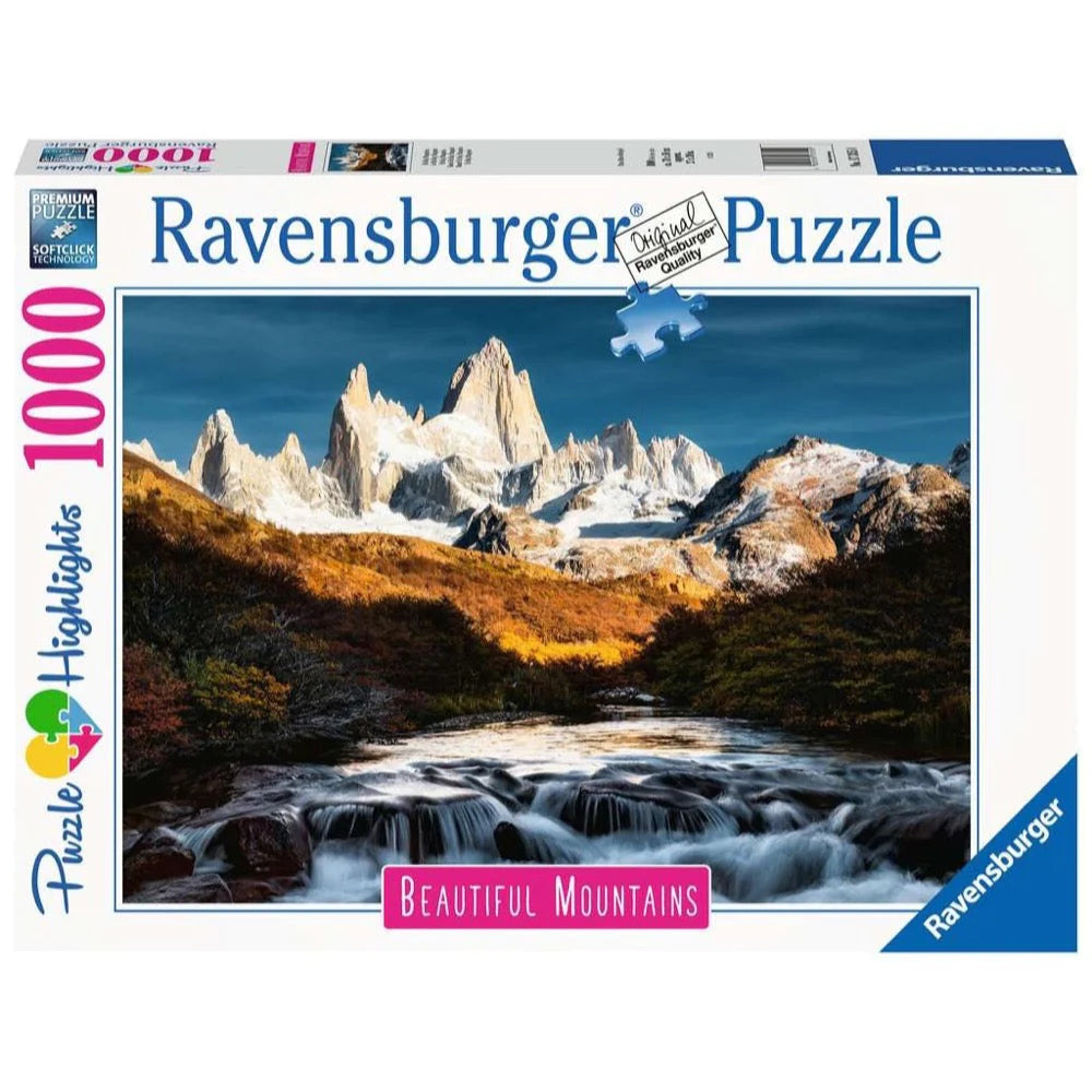 Ravensburger Mount Fitz Roy  Patagonia 1000pc Puzzle - Hobbytech Toys